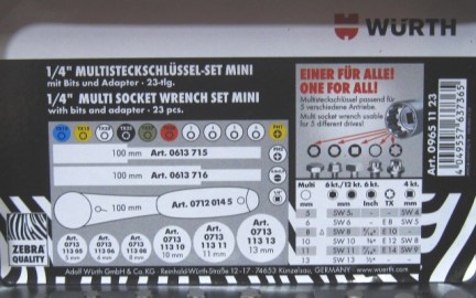 1.4 MULTI SOCKET  WURTH
